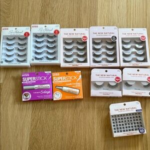 KISS Eyelash Collection with Adhesive Variety